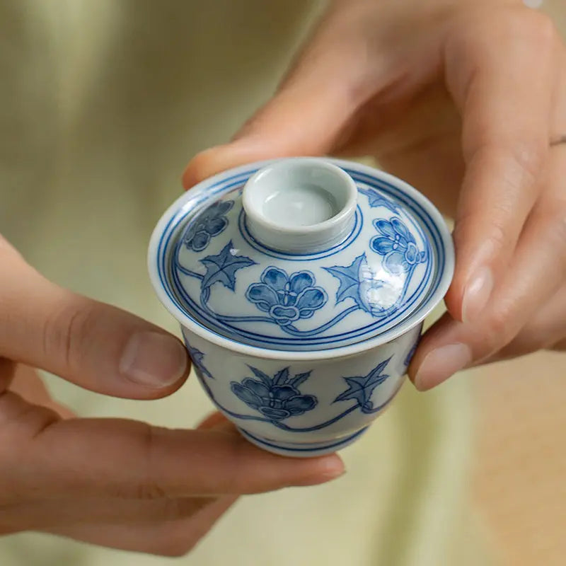 Qiu Kui Wen - Jing De Zhen Porcelain Gaiwan zycschina