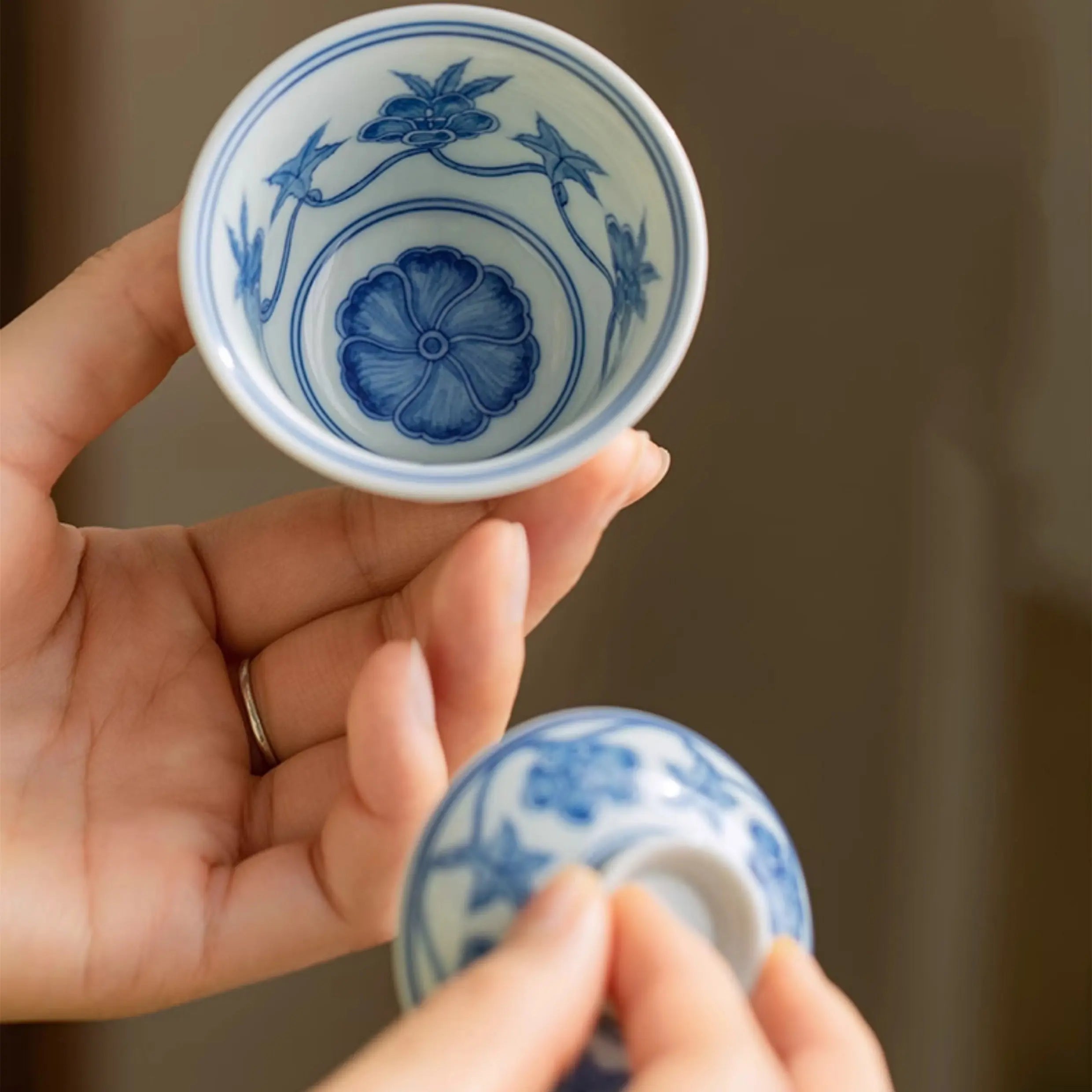 Qiu Kui Wen - Jing De Zhen Porcelain Gaiwan zycschina
