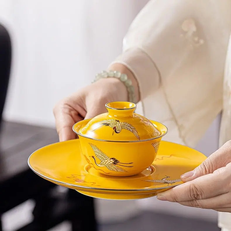 Ru Yi He 150cc - Jing De Zhen Porcelain Gaiwan zycschina