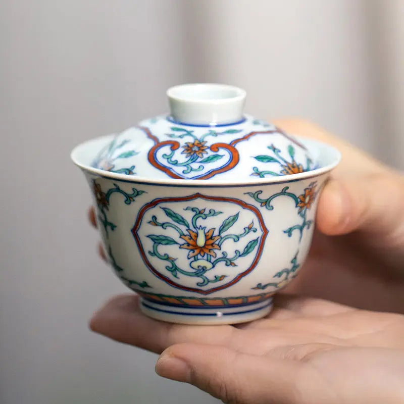 Ru Yi Kai Chuang Hua Hui - Jing De Zhen Porcelain Gaiwan zycschina