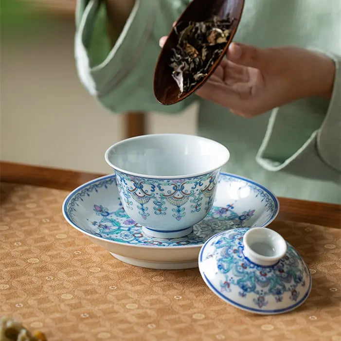 Ru Yi Lian - Jing De Zhen Porcelain Gaiwan zycschina