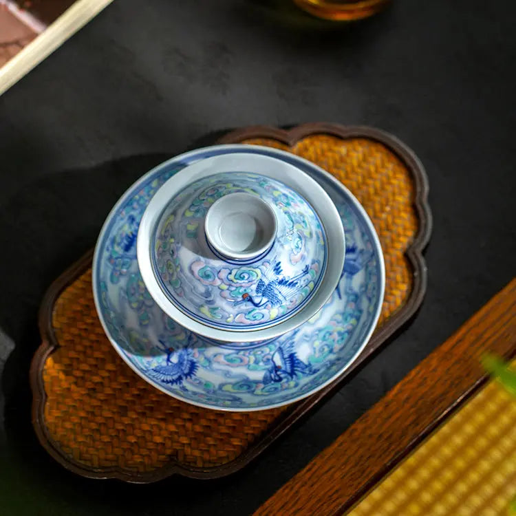 Rui He Xiang Yun - Jing De Zhen Porcelain Gaiwan zycschina