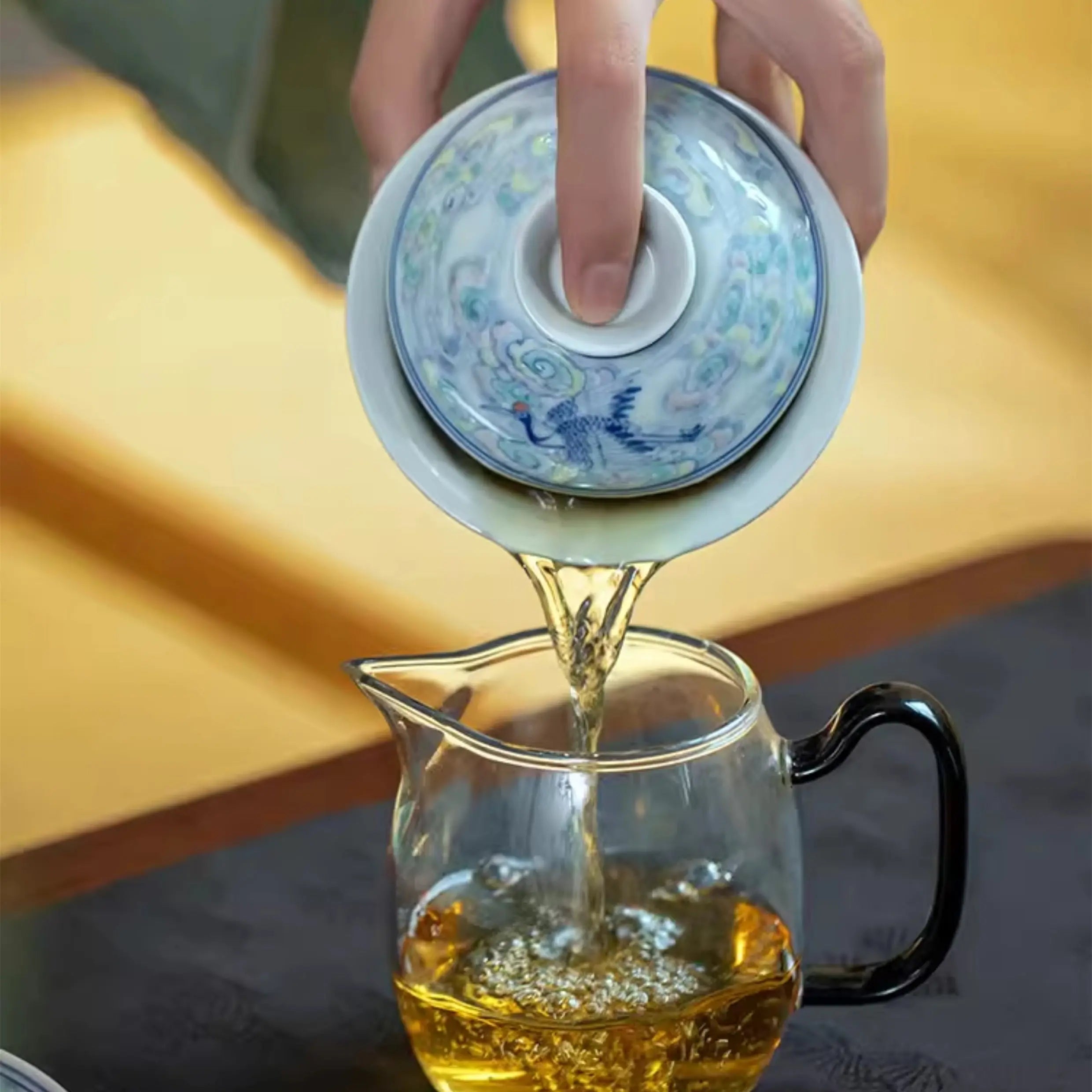 Rui He Xiang Yun - Jing De Zhen Porcelain Gaiwan zycschina