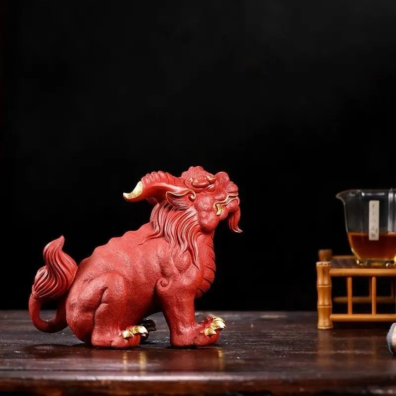 Rui Shou Cheng Xiang - Zisha Sculpture 江苏宜兴