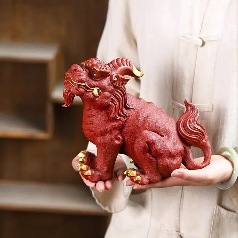 Rui Shou Cheng Xiang - Zisha Sculpture 江苏宜兴
