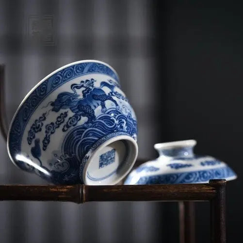 Rui Shou Wen - Jing De Zhen Porcelain Gaiwan zycschina