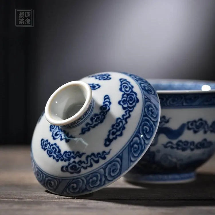 Rui Shou Wen - Jing De Zhen Porcelain Gaiwan zycschina