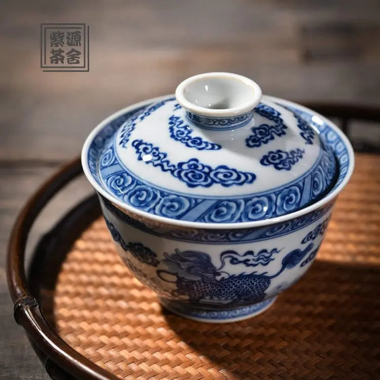 Rui Shou Wen - Jing De Zhen Porcelain Gaiwan zycschina