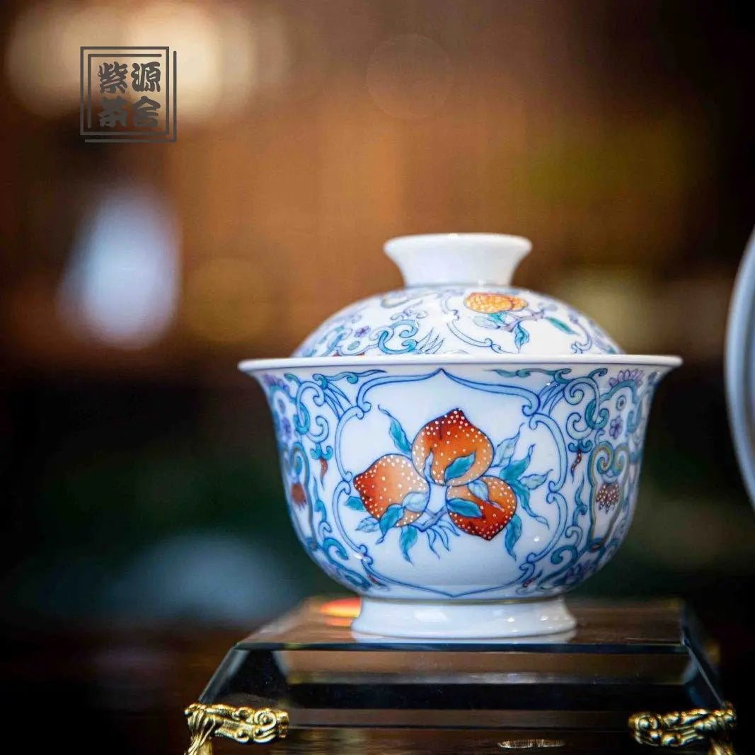 San Duo - Jing De Zhen Porcelain Gaiwan zycschina