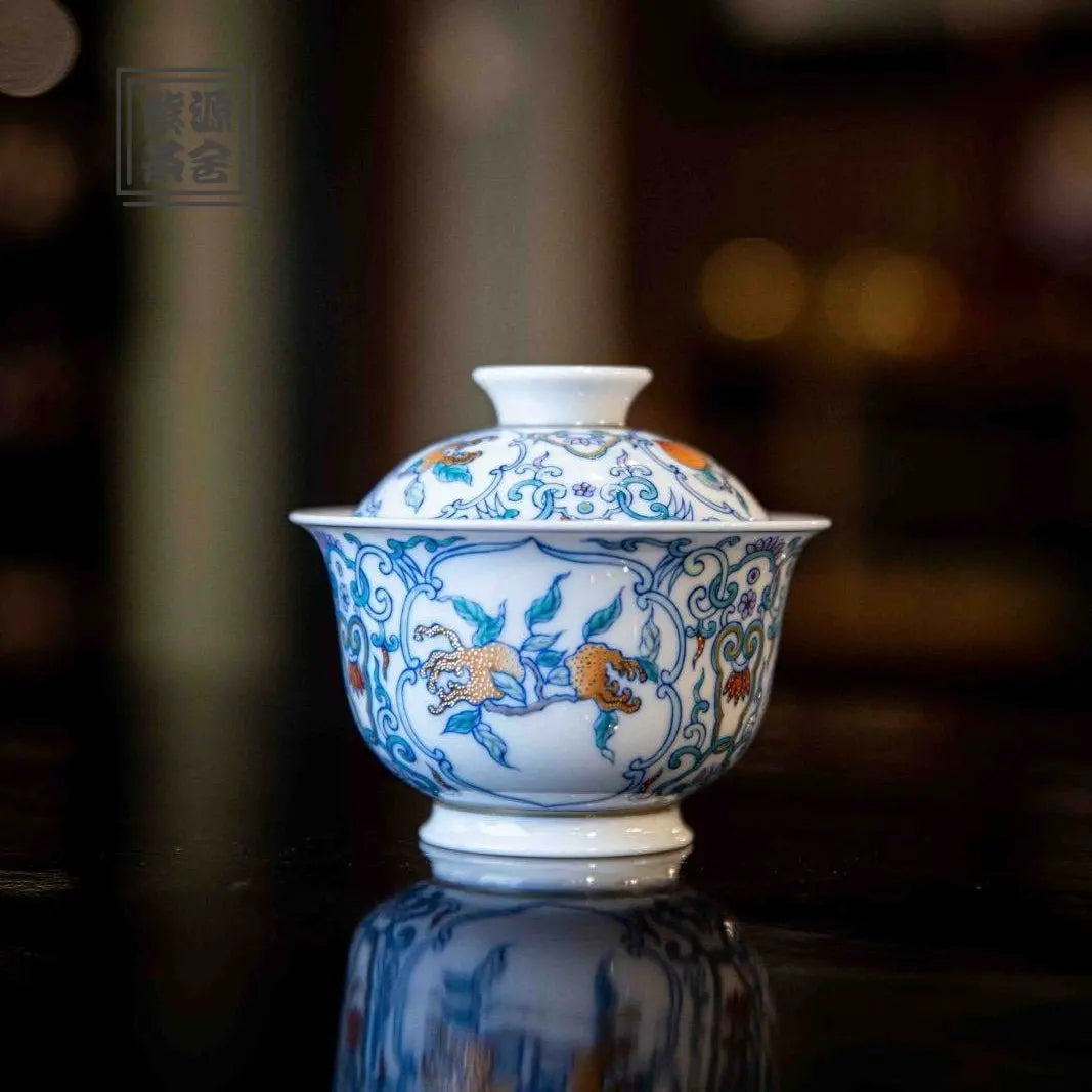 San Duo - Jing De Zhen Porcelain Gaiwan zycschina