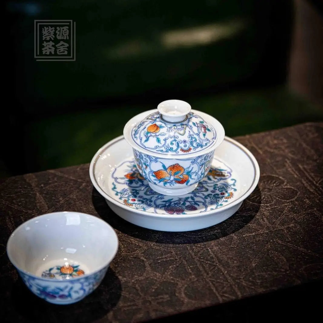 San Duo - Jing De Zhen Porcelain Gaiwan zycschina