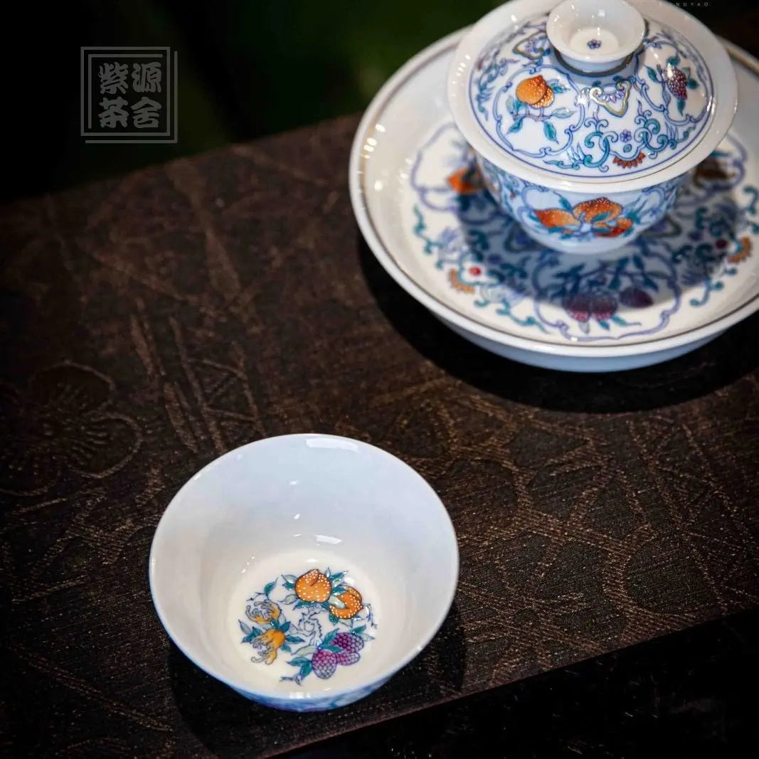 San Duo - Jing De Zhen Porcelain Gaiwan zycschina