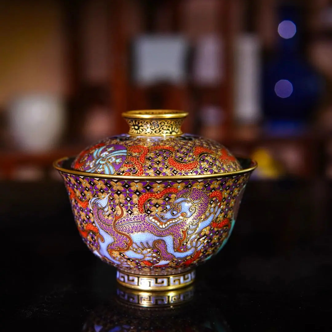 San Shi Xi Xiu Qiu - Jing De Zhen Porcelain Gaiwan zycschina