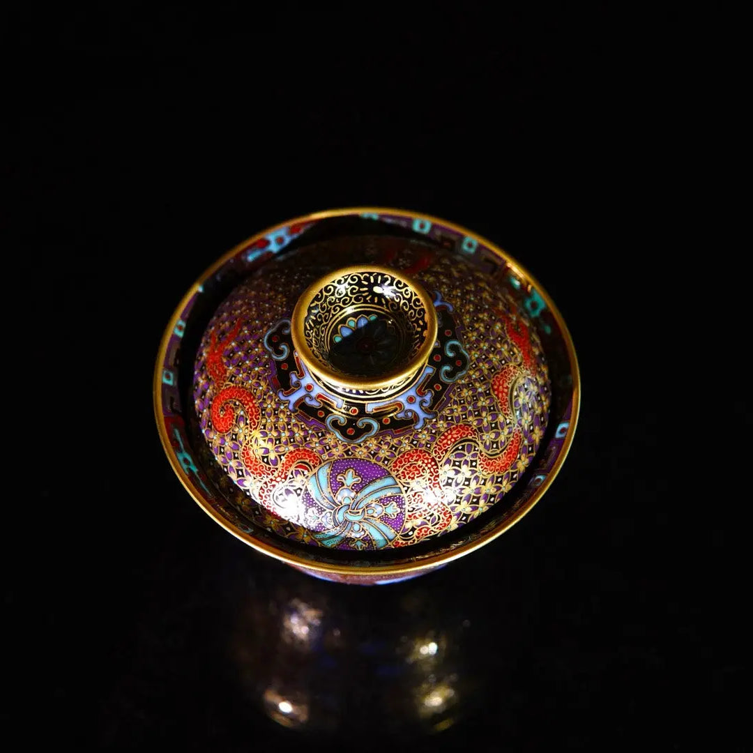 San Shi Xi Xiu Qiu - Jing De Zhen Porcelain Gaiwan zycschina
