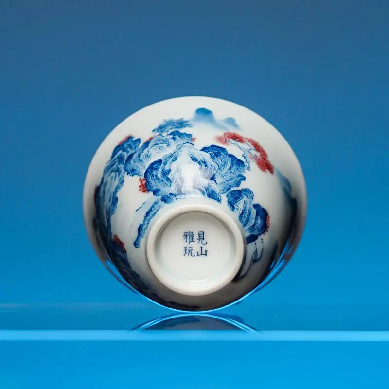 Shan Shui 100cc - Jing De Zhen Porcelain Gaiwan zycschina