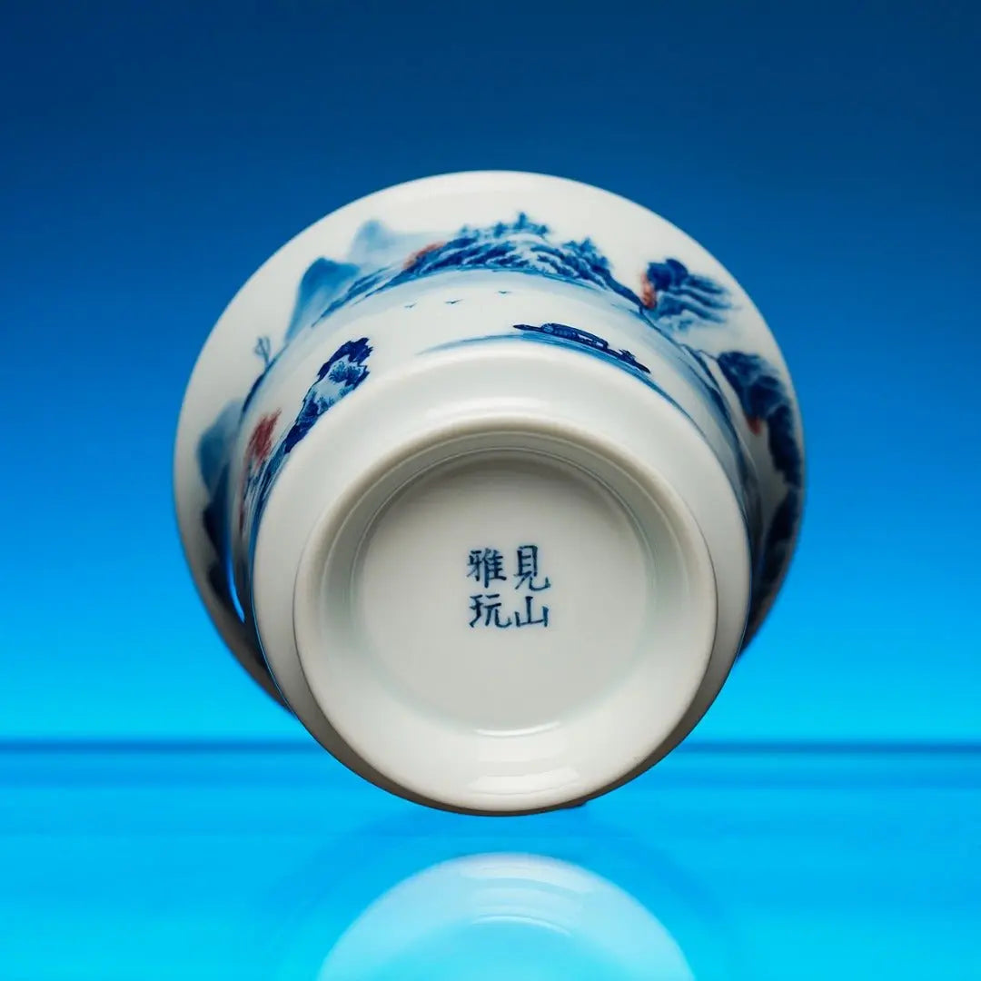 Shan Shui 140cc - Jing De Zhen Porcelain Gaiwan zycschina