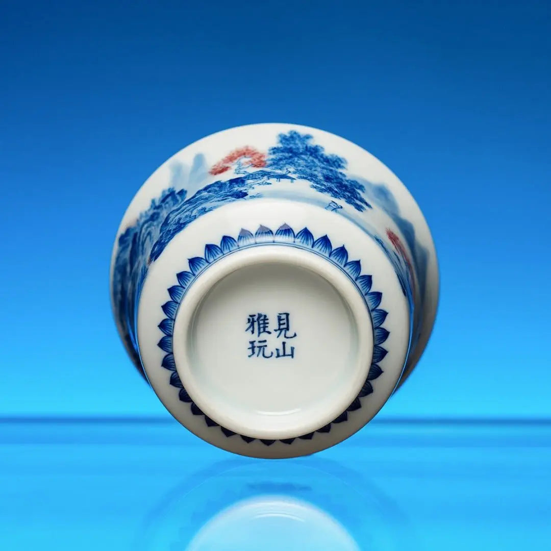 Shan Shui 140cc - Jing De Zhen Porcelain Gaiwan zycschina