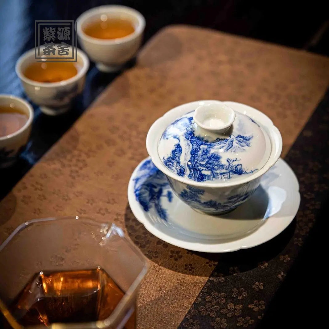 Shan Shui - Jing De Zhen Porcelain Gaiwan zycschina