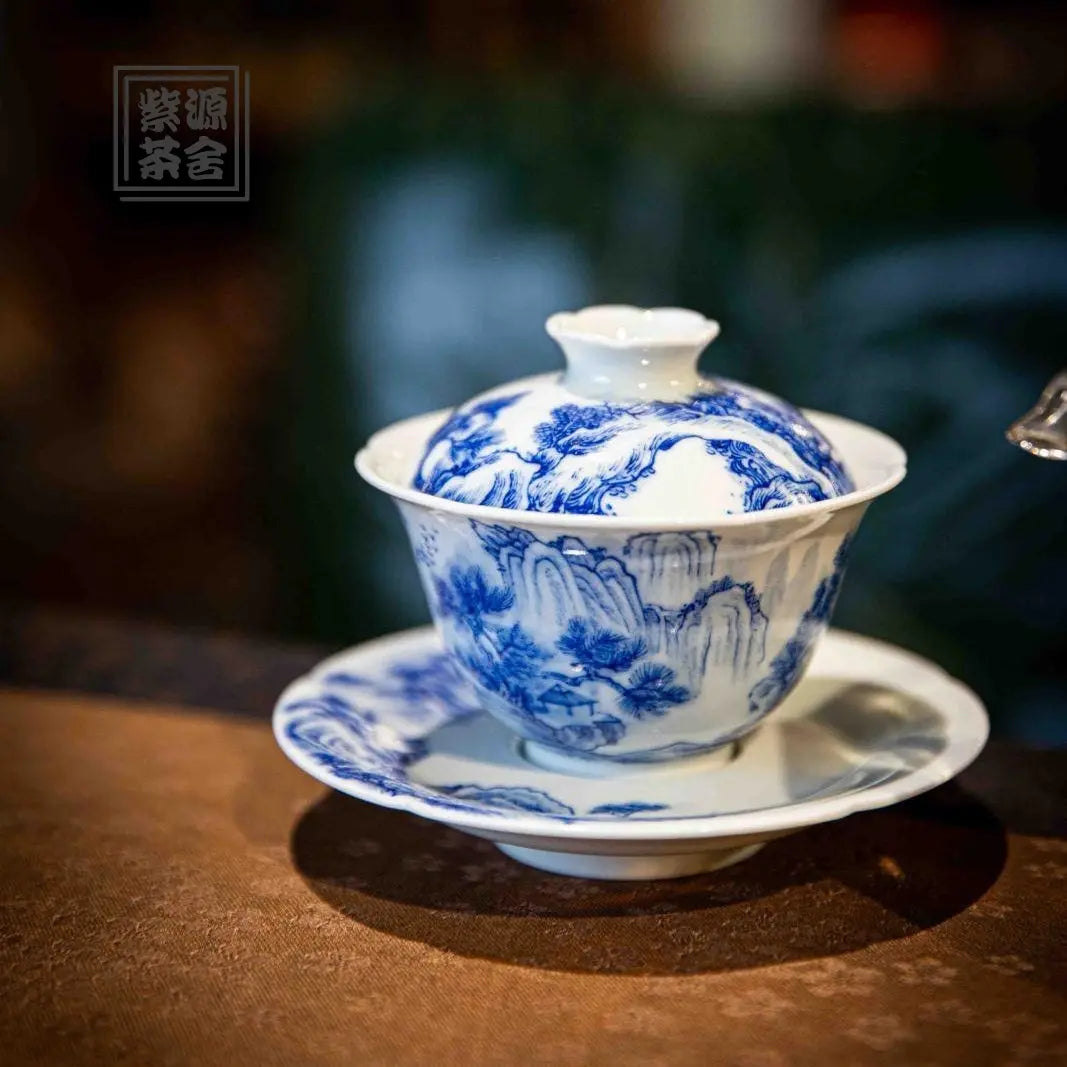 Shan Shui - Jing De Zhen Porcelain Gaiwan zycschina