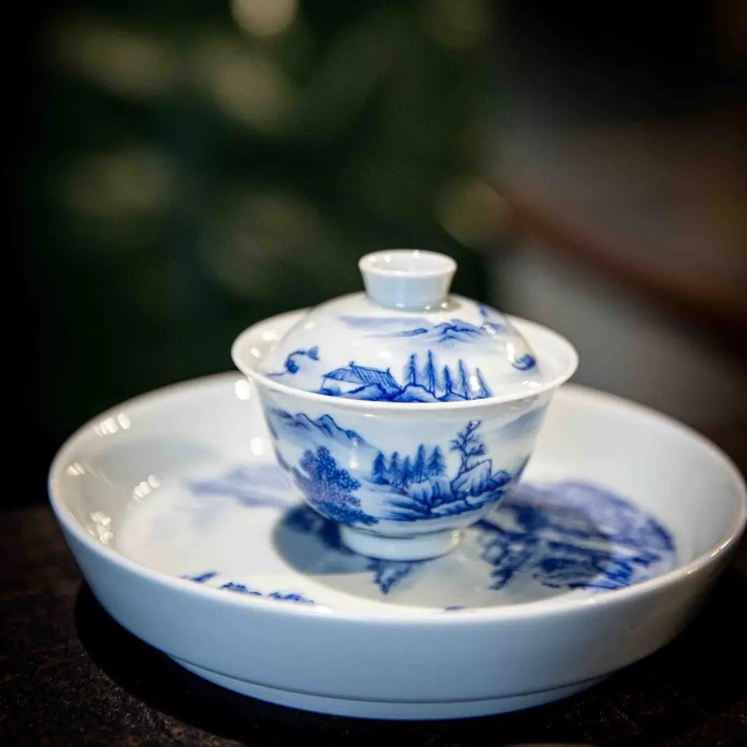 Shan Shui - Jing De Zhen Porcelain Gaiwan zycschina