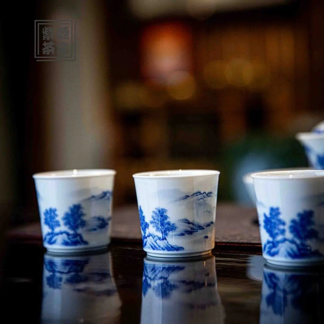 Shan Shui - Jing De Zhen Porcelain Gaiwan zycschina