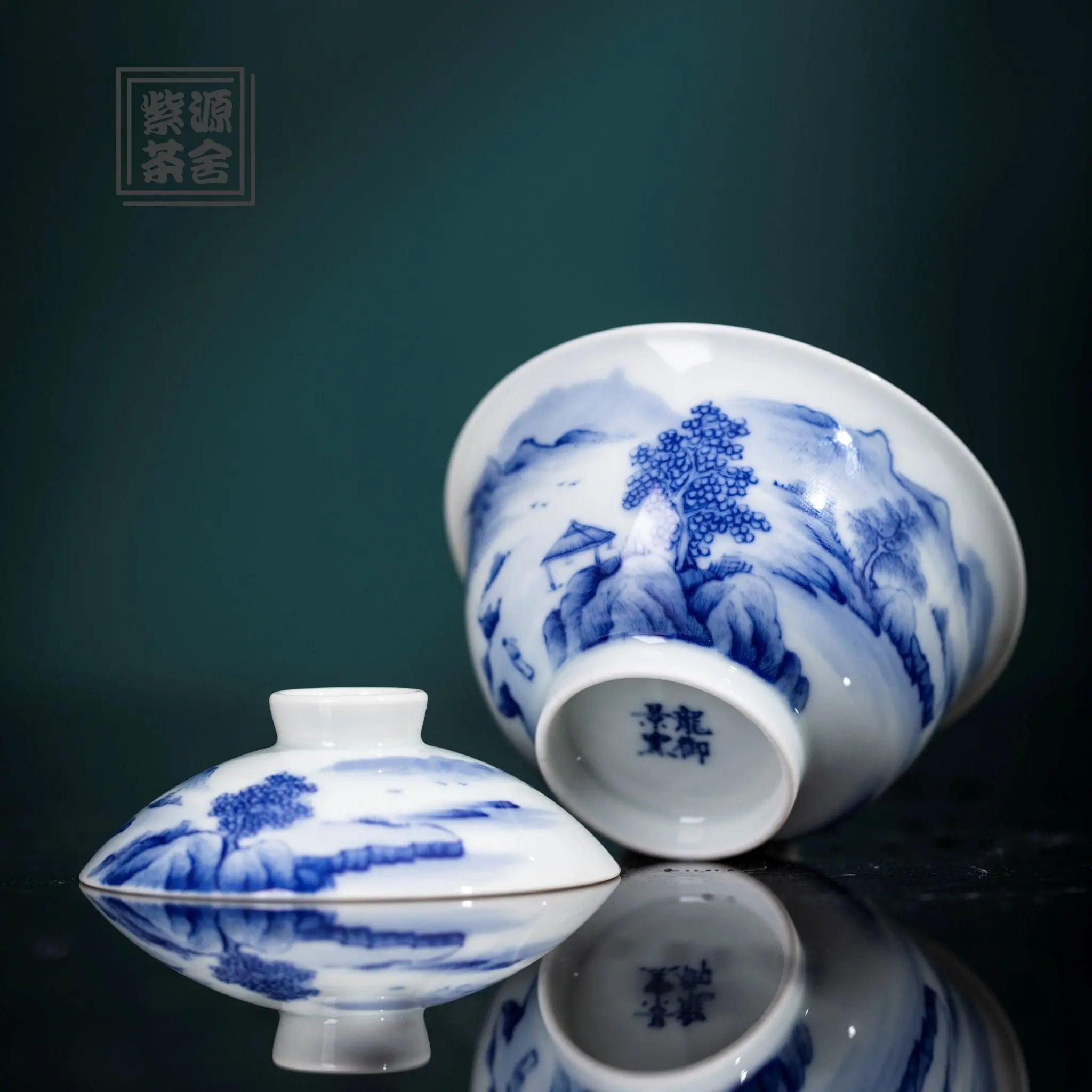 Shan Shui - Jing De Zhen Porcelain Gaiwan zycschina