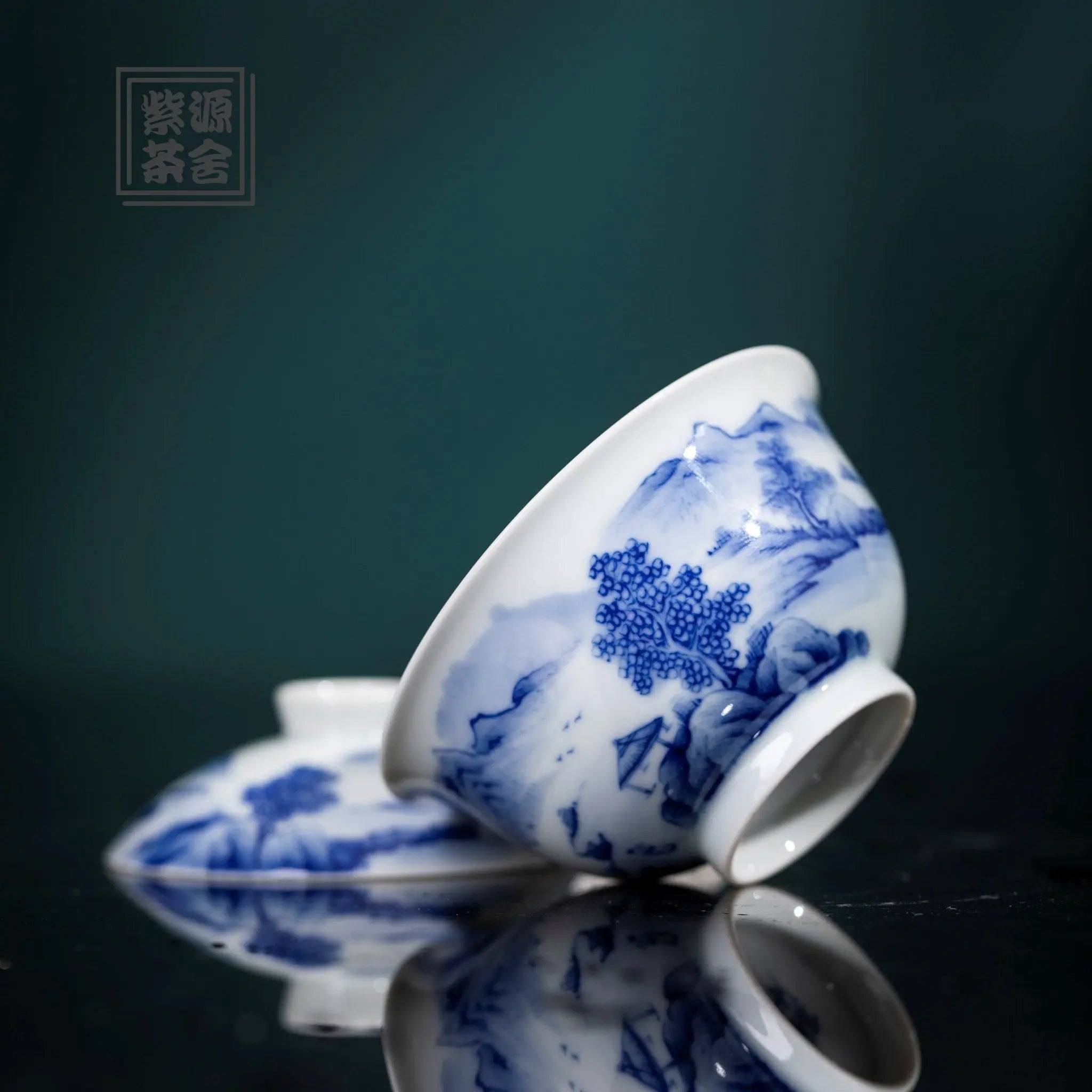 Shan Shui - Jing De Zhen Porcelain Gaiwan zycschina