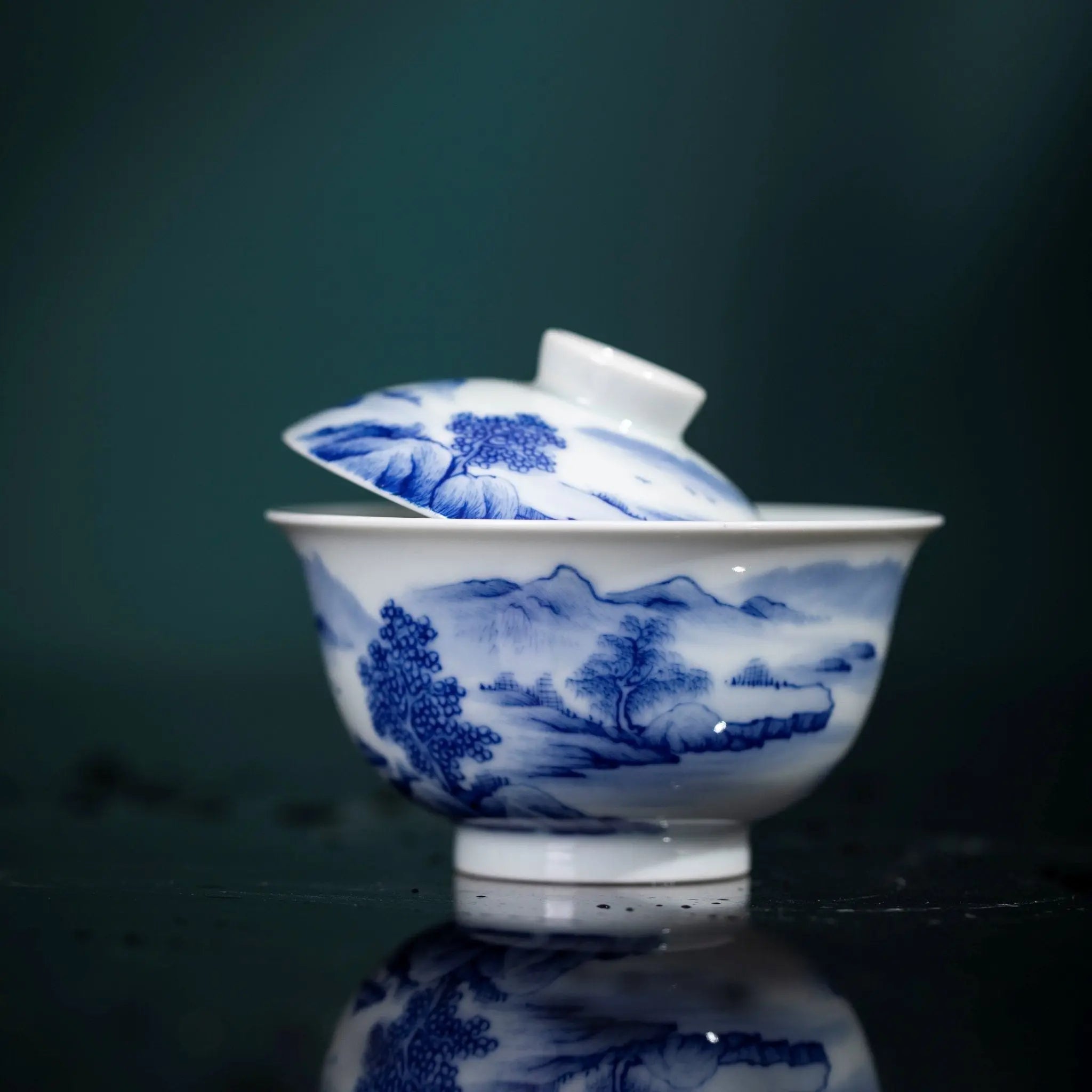 Shan Shui - Jing De Zhen Porcelain Gaiwan zycschina