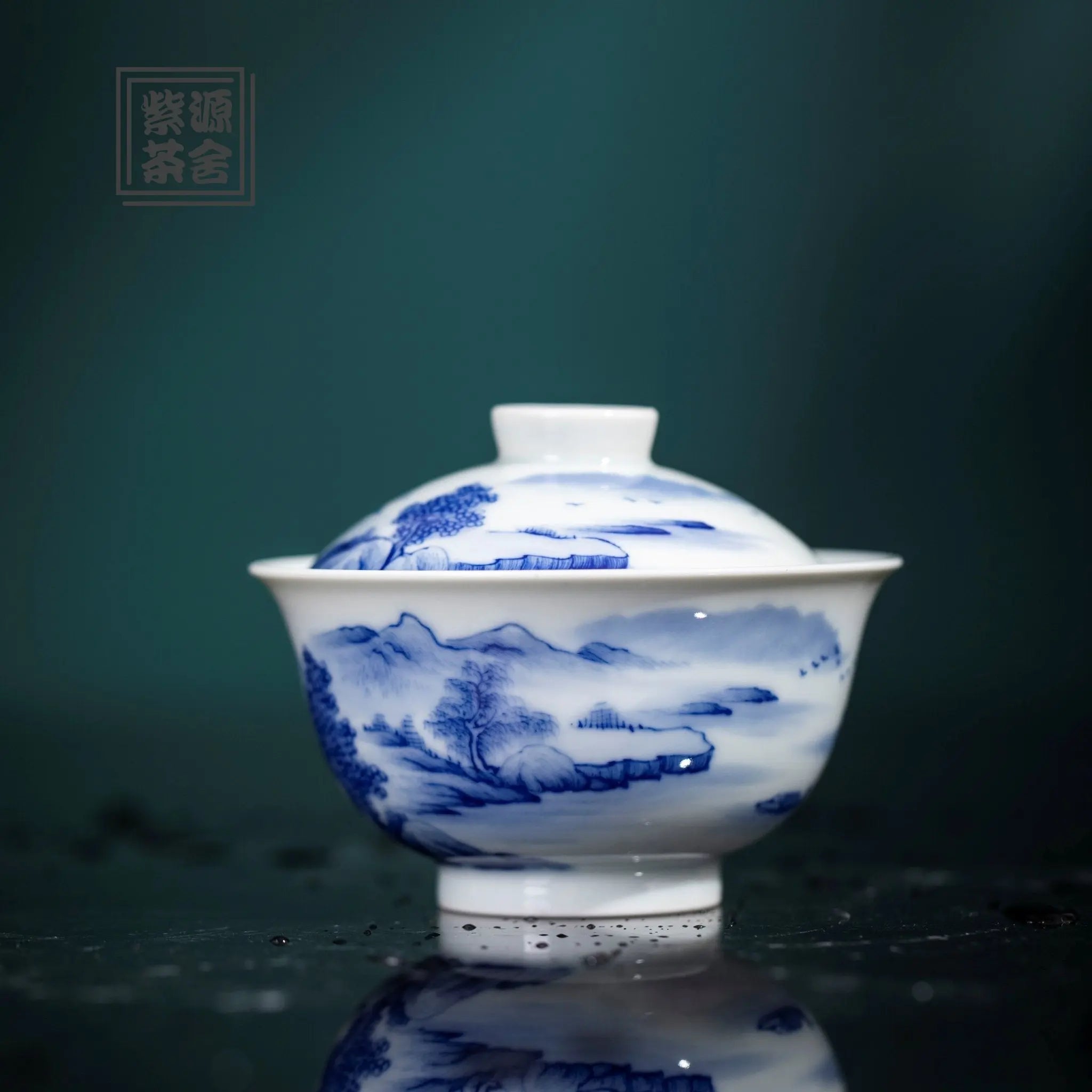 Shan Shui - Jing De Zhen Porcelain Gaiwan zycschina