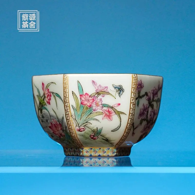 Shi Er Hua Shen 100cc - Jing De Zhen Porcelain Teacup zycschina