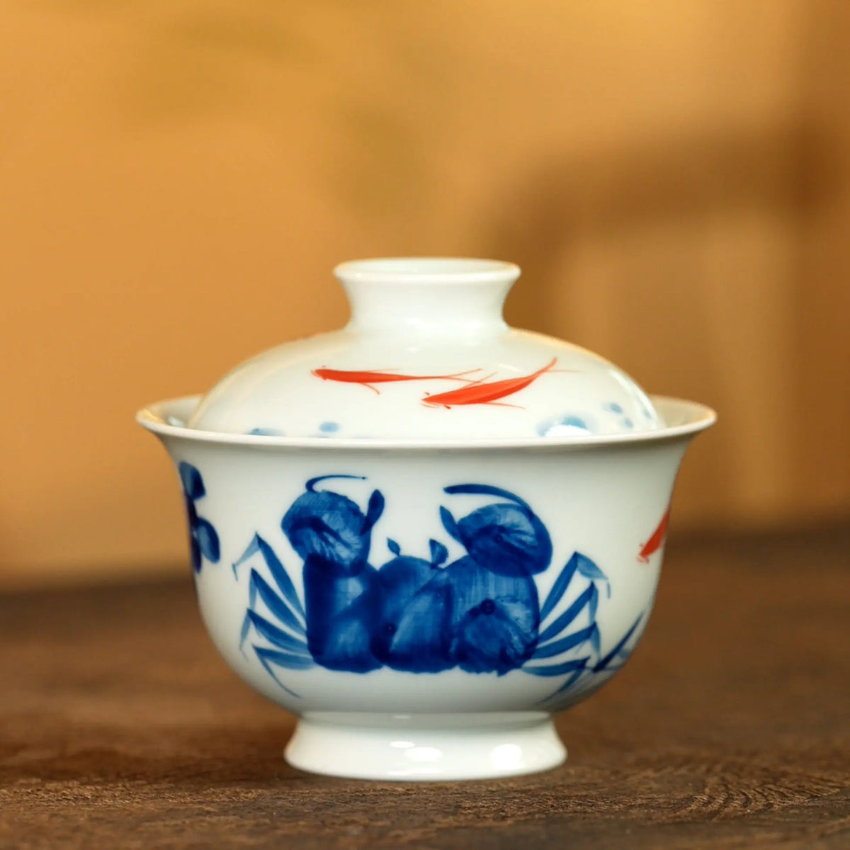 Shi Liu Xie Yi 130cc - Jing De Zhen Porcelain Gaiwan zycschina