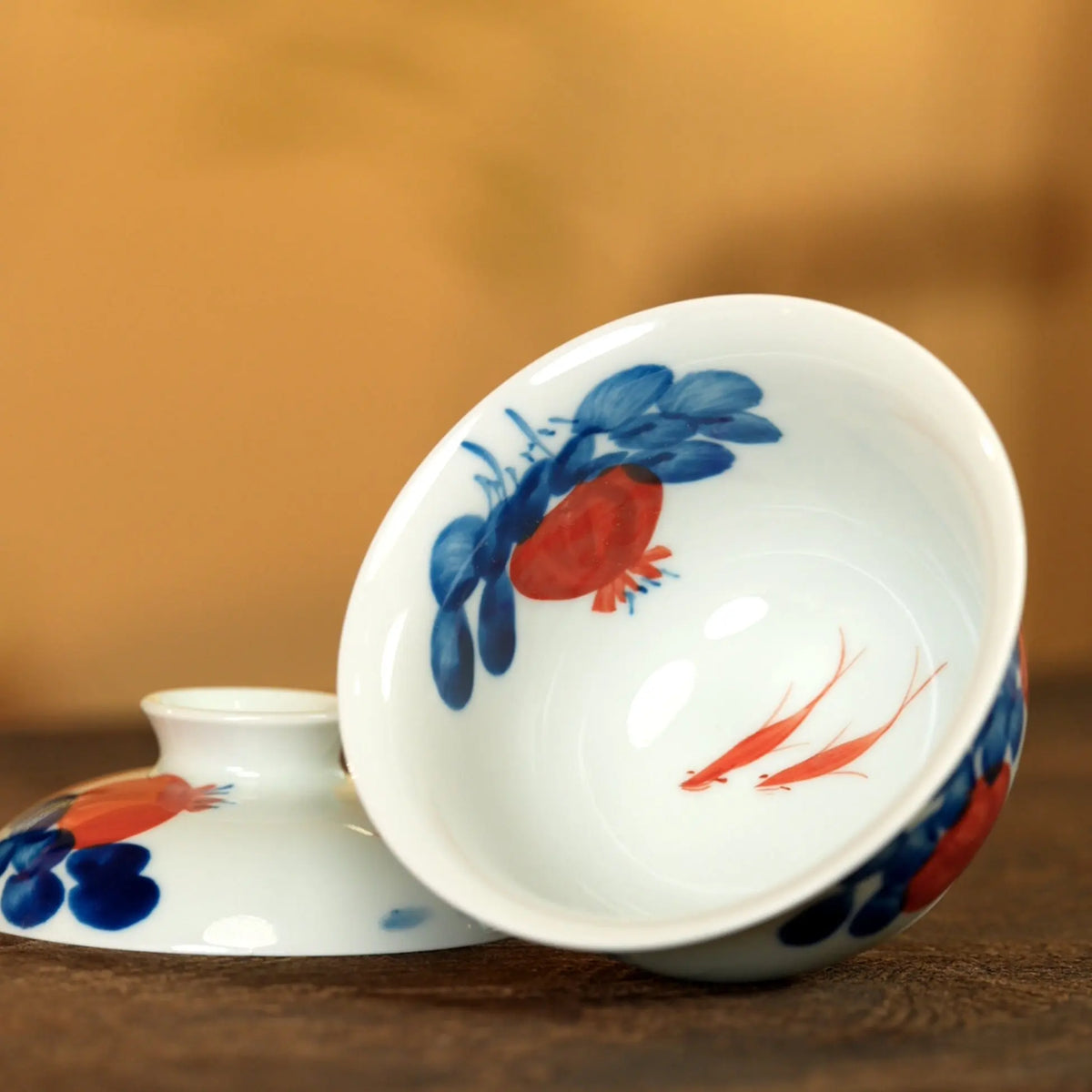 Shi Liu Xie Yi 130cc - Jing De Zhen Porcelain Gaiwan zycschina