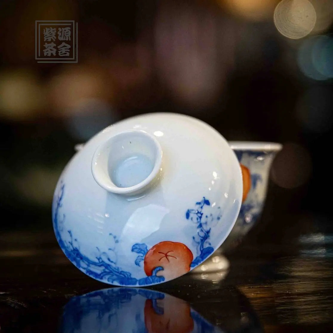 Shi Shi Ru Yi - Jing De Zhen Porcelain Gaiwan zycschina