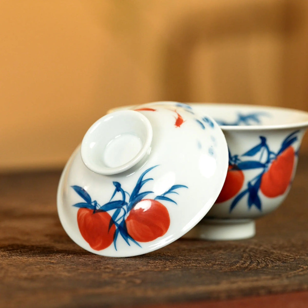 Shou Tao Xie Yi 120cc - Jing De Zhen Porcelain Gaiwan zycschina
