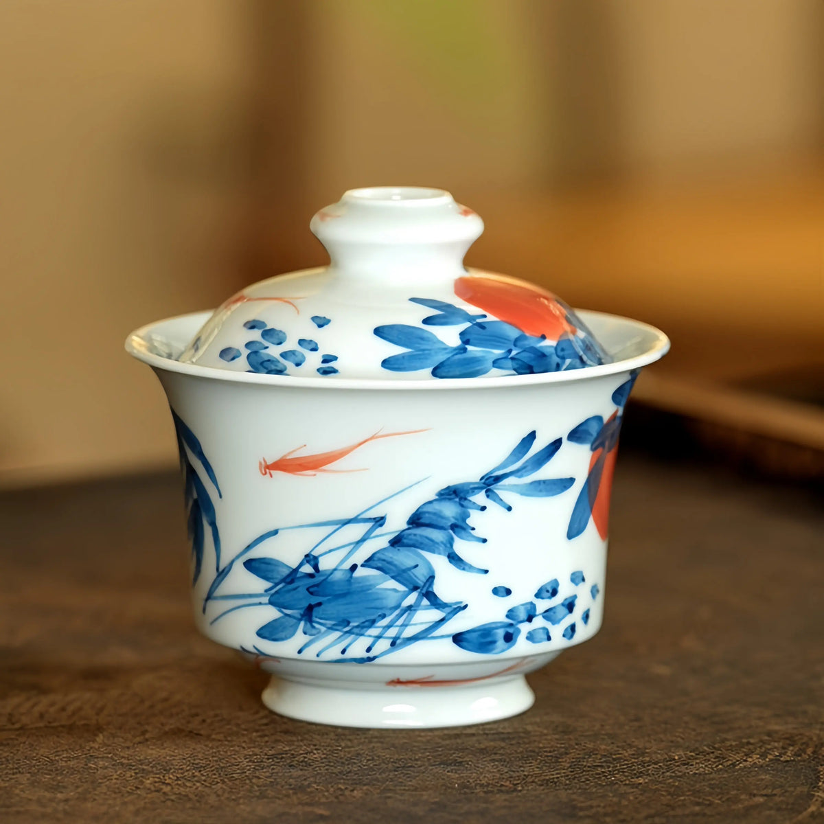 Shou Tao Xie Yi 130cc - Jing De Zhen Porcelain Gaiwan zycschina
