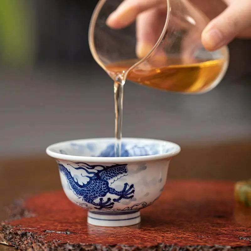 Shui Mo Long - Jing De Zhen Porcelain Teacup zycschina