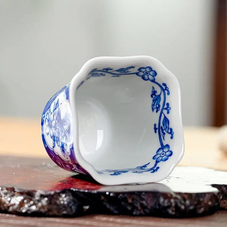 Si Ji Hua 70cc - Jing De Zhen Porcelain Teacup zycschina