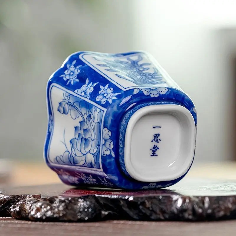 Si Ji Hua 70cc - Jing De Zhen Porcelain Teacup zycschina