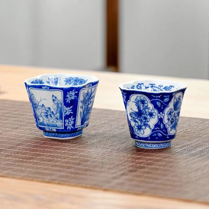 Si Ji Hua 70cc - Jing De Zhen Porcelain Teacup zycschina