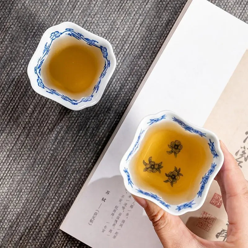 Si Ji Hua 70cc - Jing De Zhen Porcelain Teacup zycschina