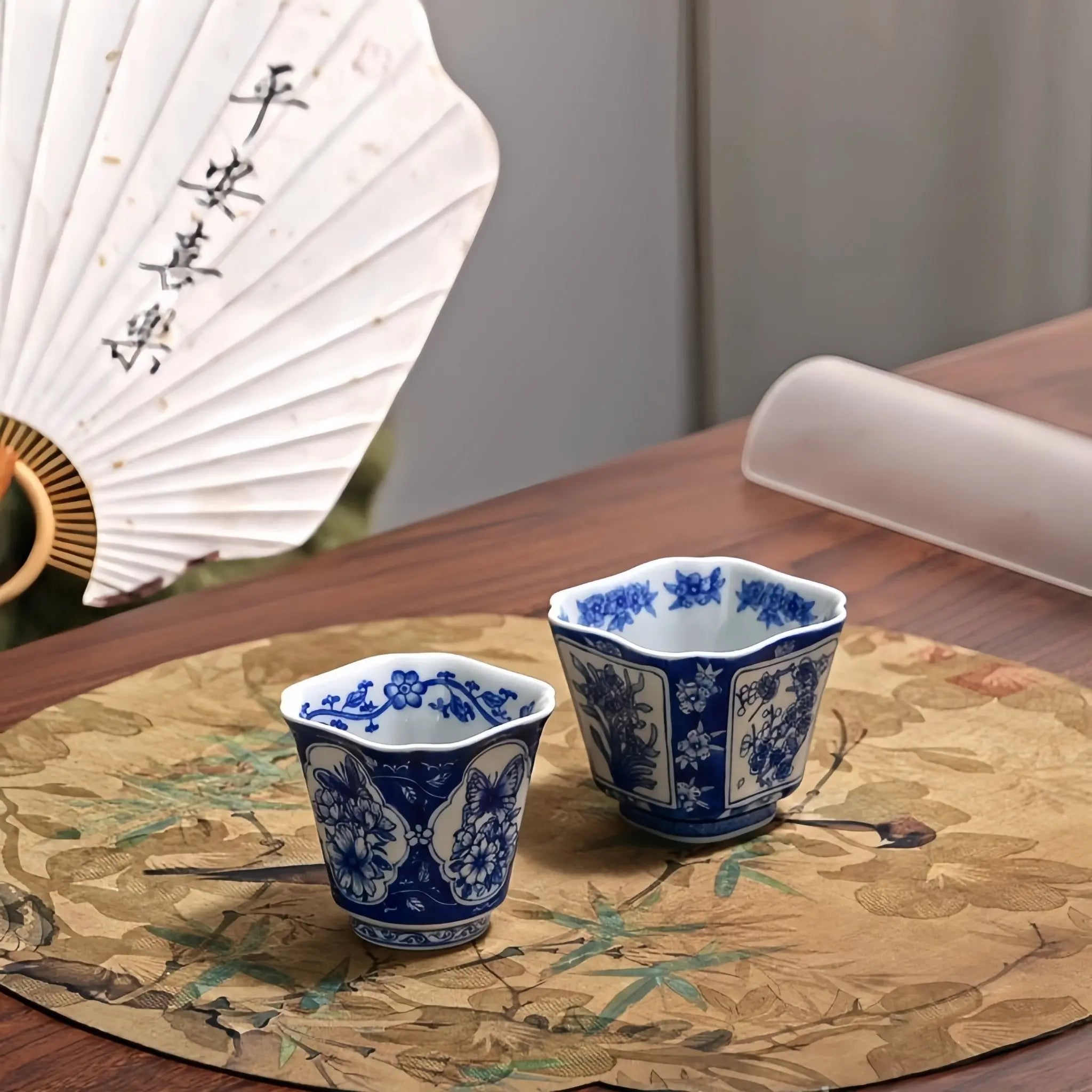 Si Ji Hua 70cc - Jing De Zhen Porcelain Teacup zycschina