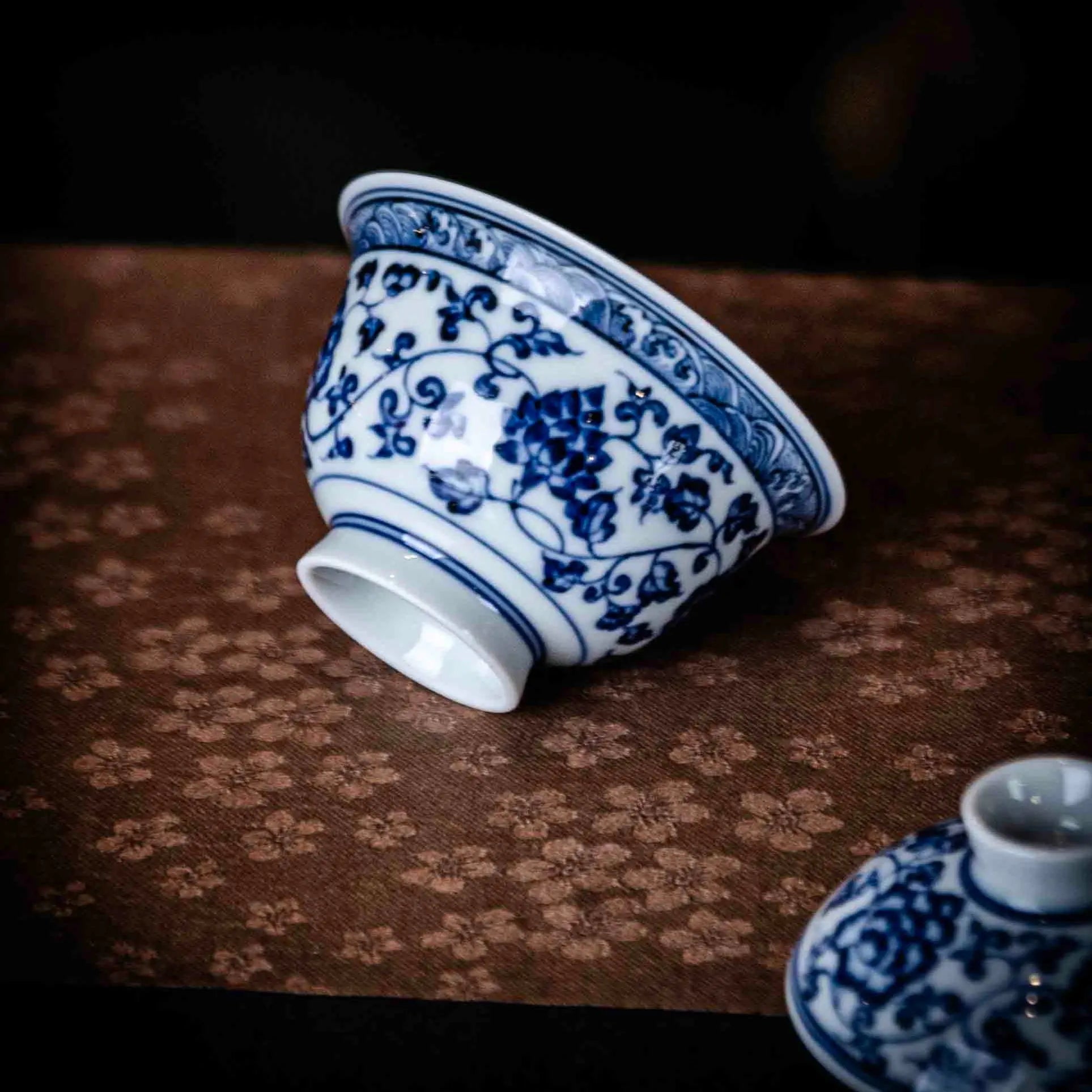 Si Ji Hua Hui 50cc - Jing De Zhen Porcelain Gaiwan zycschina