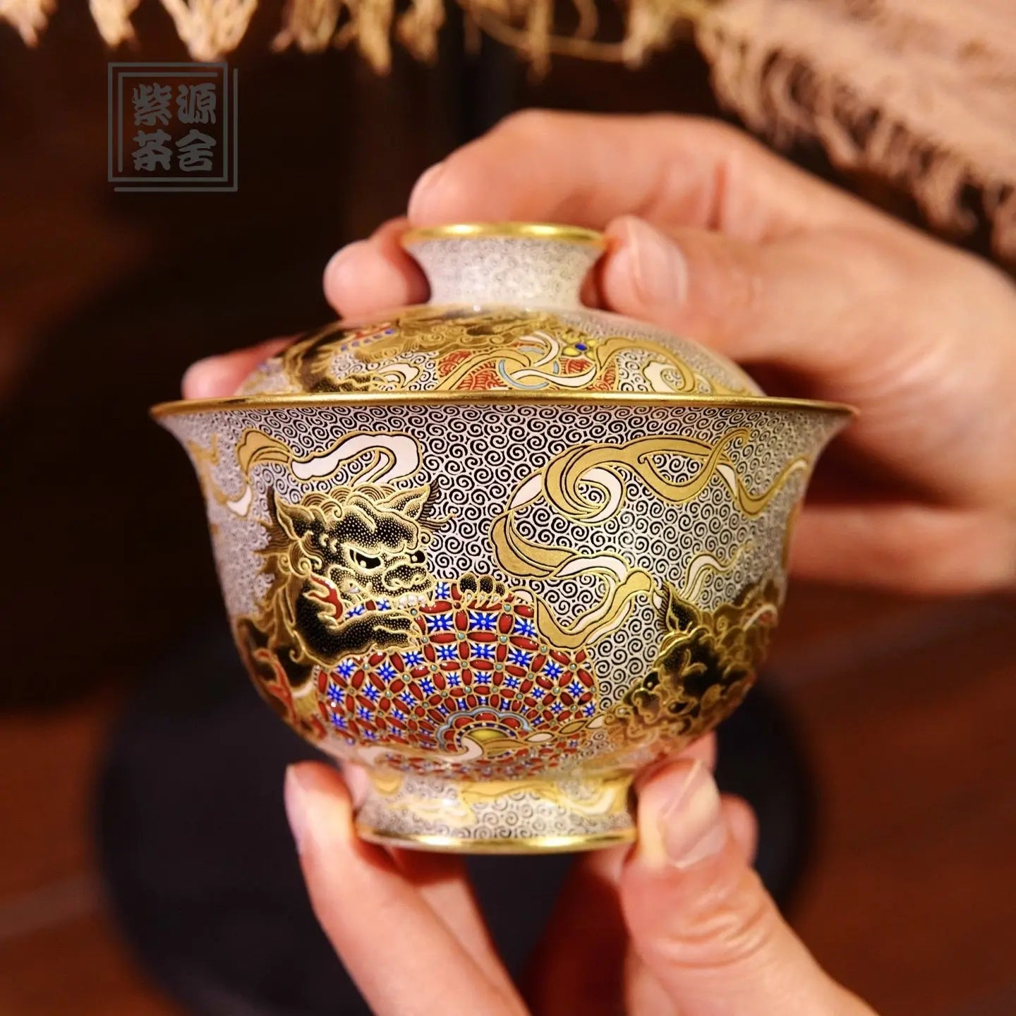 Si Shi Xiu Qiu - Jing De Zhen Porcelain Gaiwan zycschina