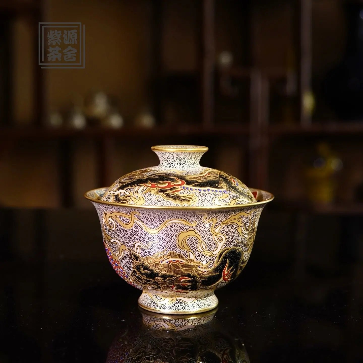 Si Shi Xiu Qiu - Jing De Zhen Porcelain Gaiwan zycschina