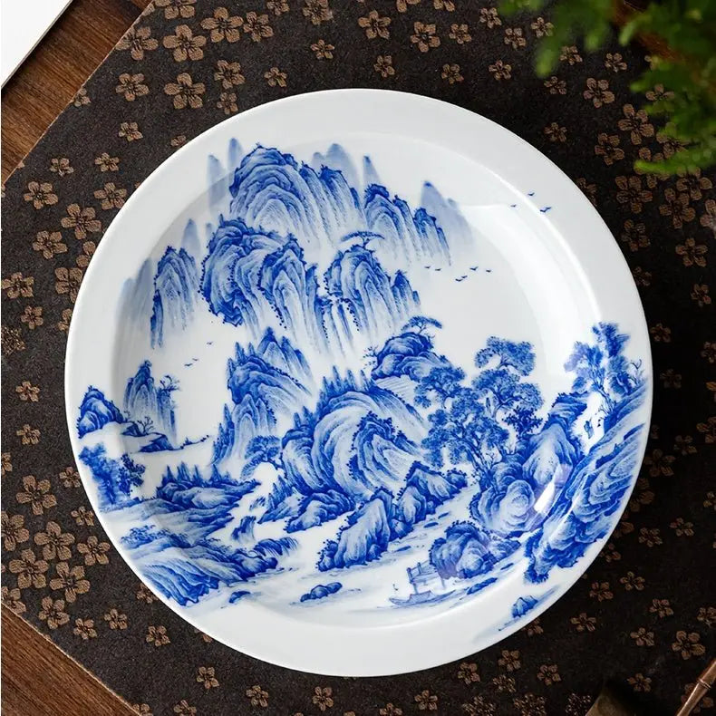 Song Hua Shan Shui 130cc - Jing De Zhen Porcelain Gaiwan zycschina