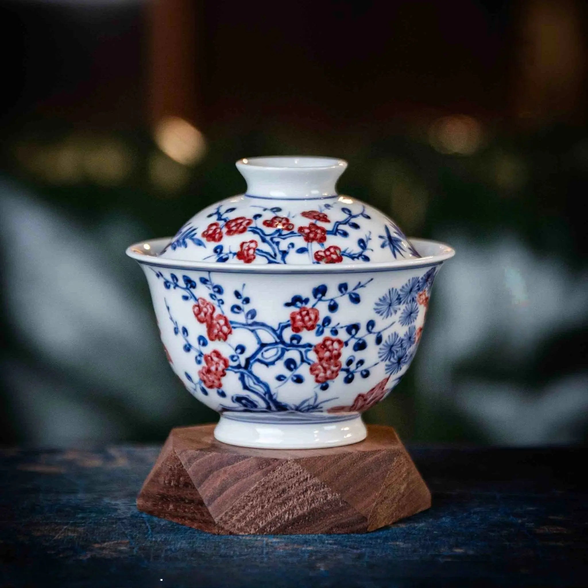 Song Zhu Mei 110cc - Jing De Zhen Porcelain Gaiwan zycschina