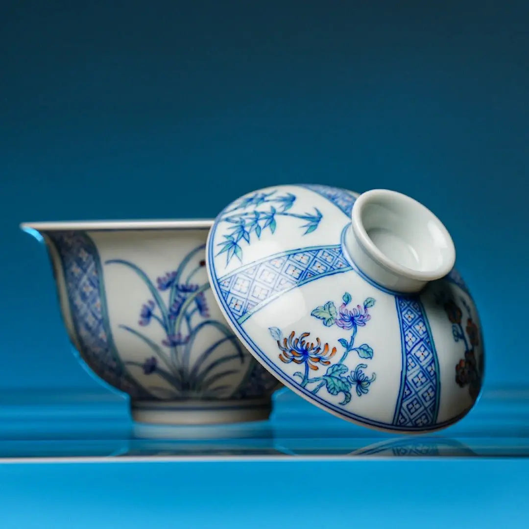 Song Zhu Mei 125cc - Jing De Zhen Porcelain Gaiwan zycschina