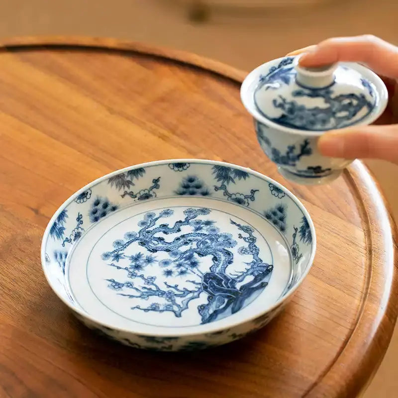 Song Zhu Mei - Jing De Zhen Porcelain Gaiwan zycschina