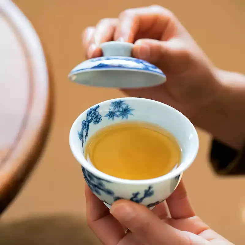 Song Zhu Mei - Jing De Zhen Porcelain Gaiwan zycschina