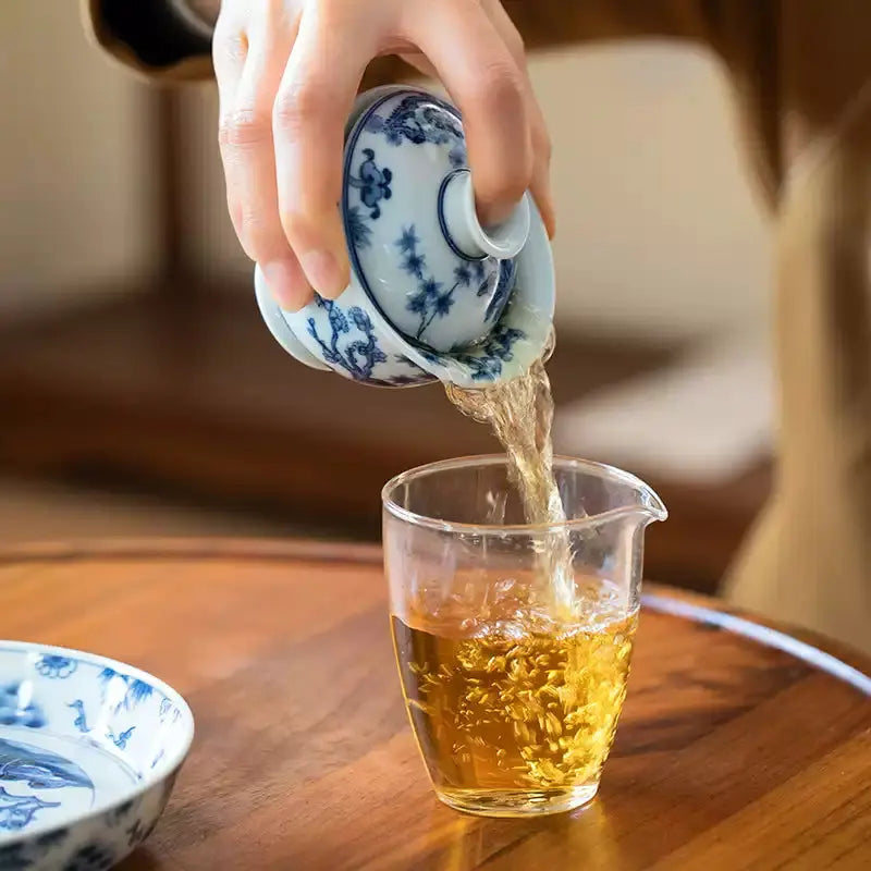 Song Zhu Mei - Jing De Zhen Porcelain Gaiwan zycschina